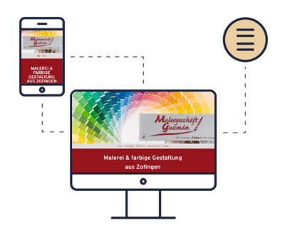 Webdesign-Referenz-Malerei-Guzman